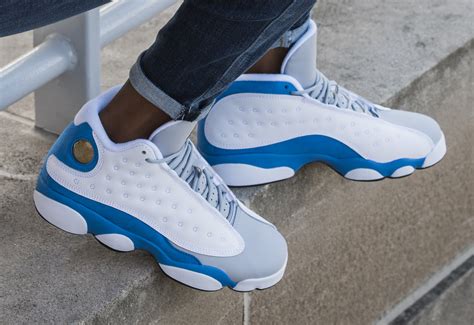 air jordan retro 13 white blue|blue jordan 13 price.